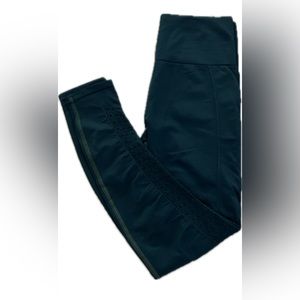 Teal fabletics leggings XS never worn ankle length
